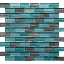 Luxury Villa Project Swimming Pool crystal Blue Glass Mosaic Tile